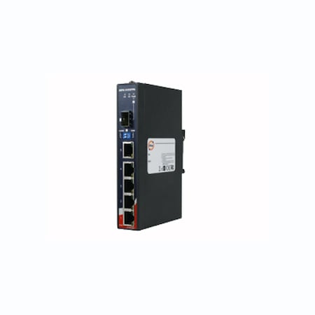 Oring Networking Slim Type 4 x 10/100/1000TX PoE+, 10/100/1000TX & 1000Base-X SFP IGPS-1411GTPA